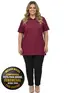 Camisa polo piquet feminina plus size fenomenal