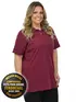 Camisa polo piquet feminina plus size fenomenal