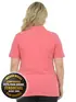 Camisa polo piquet feminina plus size fenomenal
