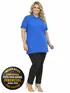 Camisa polo piquet feminina plus size fenomenal