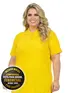 Camisa polo piquet feminina plus size fenomenal