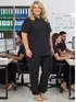 Camisa polo piquet feminina plus size fenomenal