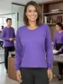 Blusa Gola Redonda Manga Longa Fenomenal
