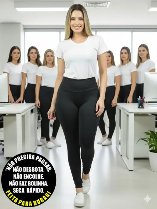 Legging cos largo c/ forro