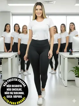 Legging cos largo c/ forro