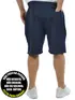Bermuda plus size elastano e zíper