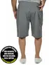 Bermuda plus size elastano e zíper