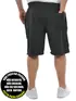 Bermuda plus size elastano e zíper