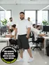 Bermuda plus size elastano e zíper