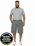 Bermuda plus size elastano e zíper
