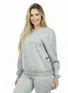 Blusão moletom flanelado básico feminino fenomenal