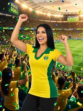 Blusa Brasil Torcida Fenomenal (sem elasticidade)