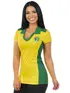 Blusa Brasil Torcida Fenomenal (sem elasticidade)
