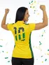 Blusa Brasil Torcida Fenomenal (sem elasticidade)