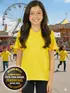 Camiseta algodão decote v infantil unissex fenomenal