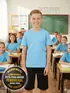 Camiseta algodão decote v infantil unissex fenomenal