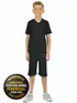 Camiseta algodão decote v infantil unissex fenomenal