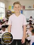 Camiseta algodão decote v infantil unissex fenomenal
