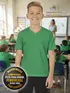Camiseta algodão decote v infantil unissex fenomenal