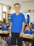 Camiseta algodão decote v infantil unissex fenomenal