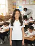 Camiseta algodão decote v infantil unissex fenomenal