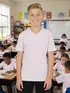 Camiseta algodão decote v infantil unissex fenomenal