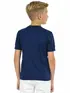 Camiseta Malha Fria Decote V com punho na manga Infantil Unissex