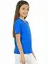 Camiseta Malha Fria Decote V com punho na manga Infantil Unissex