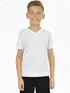 Camiseta Malha Fria Decote V com punho na manga Infantil Unissex