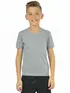Camiseta Malha Fria Decote V com punho na manga Infantil Unissex