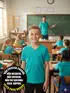 Camiseta Malha Fria Decote V com punho na manga Infantil Unissex