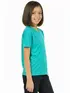 Camiseta Malha Fria Decote V com punho na manga Infantil Unissex