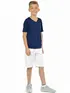 Camiseta Malha Fria Decote V Infantil Unissex Fenomenal (sem elasticidade)