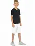 Camiseta Malha Fria Decote V Infantil Unissex Fenomenal (sem elasticidade)