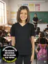 Camiseta Malha Fria Decote V Infantil Unissex Fenomenal (sem elasticidade)