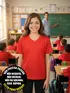 Camiseta Malha Fria Decote V Infantil Unissex Fenomenal (sem elasticidade)