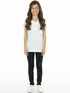 Blusa Algodão Decote V Infantil Feminina Fenomenal