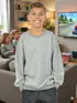 Blusão liso básico infantil
