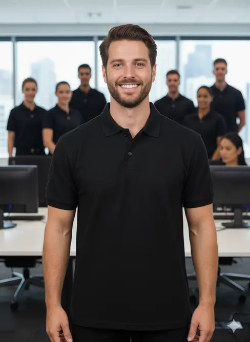 Polo piquet masculina fenomenal