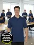 Polo masculina malha fria fenomenal(sem elasticidade)