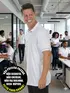 Polo masculina malha fria fenomenal(sem elasticidade)