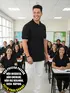 Polo masculina malha fria fenomenal(sem elasticidade)