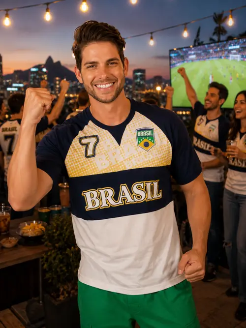 Camiseta Brasil Três Fenomenal