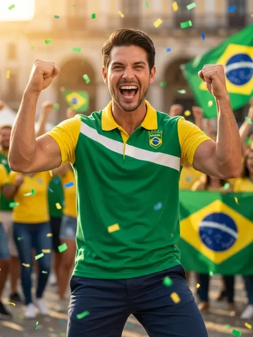 Camisa Polo Mais Brasil Fenomenal (sem elasticidade)