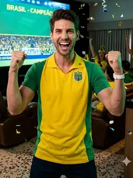 Polo Seleção Brasil Fenomenal (sem elasticidade)