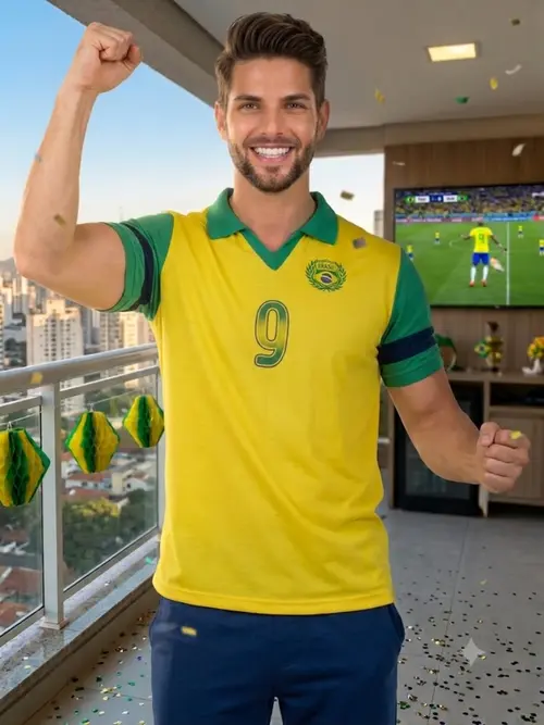 Polo Jovem Brasil Fenomenal (sem elasticidade)