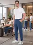 Calça moletom flanelado básica punho fenomenal