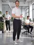 Calça moletom flanelado básica punho fenomenal