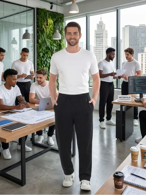 Calça tradicional masculina fenomenal