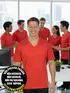 Camiseta masculina malha fria decote v fenomenal(sem elasticidade)